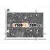 Flamed Black Galaxy Granite Slab