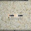 yellow rust granite rock