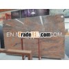 multicolor red granite slab