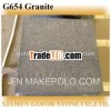 g654 flamed brushed granite tile