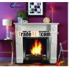 European style wooden mantel home decoration