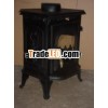 12KW wood burning cast iron fireplace