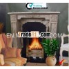 Wood fireplace