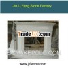 white stone marble fireplace frame