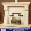 Contemporary Style Marble Fireplace