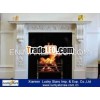 Indoor Decorative Cheap Antique Carved Marble Fireplace