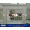 Ireland Style Carved White Marble Fireplace Price