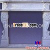 2012 new style carving european wood burning fireplace