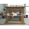 Indoor modern marble fireplace mantel