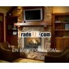 Decorative Stone gas fireplace from Professional Factory