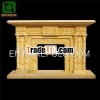 Yellow Marble Victorian Fireplace Mantel