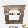 Luckywind french chic wood fireplace