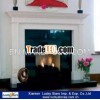 Indoor Decorative White Marble Irish Fireplace Mantel