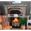 wood mantel