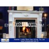Indoor Decoration White Marble Antiques Fireplaces Mantel