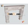 French country wooden fireplace home decoration