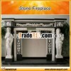 Customized Antique Design Stone Fireplaces