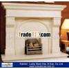 White Marble Fireplace Surround