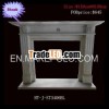 Hand carved Cultured Marble Fireplace Mantel