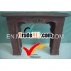 Shabby chic wooden antique fireplace french