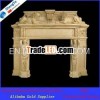 beige marble figure decor fireplace mantel SYBX-820