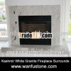 Kashmir White Granite Hearths Fireplace Surrounds