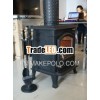 cast iron wooden stove