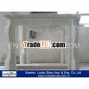 Indoor Nature Marble Fireplace Design