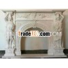 white marble stoves and fireplaces