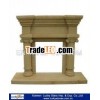 Indoor Decoration Nature Granite Stone Fireplace mantel