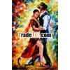 Dancing wall art painting in Guangzhou