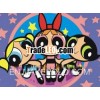 Cartoon mural design powerpuff girls