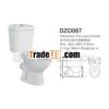 DZO067 two piece ceramic toilet closet