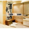 Chinese style black wall painting ideas