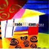 Abstract bedroom wall painting in Guangzhou