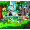 european cartoon stely wallpaper for kids