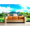 beautiful and natural scenery wallpaper for decoration