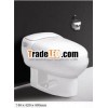 1pc toilet, 1 pc toilet, 1 piece toilet, 1piece toilet, bath appliance, s-trap toilet, w.c. toilet