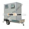 trailer toilet (trolly portable moveable toilet)