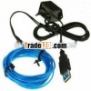 3 Meter EL Wire Neon Blue Glow Light USB Inverter