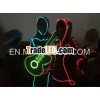 Stage performance light suits costume clothes apparel high brightness el light wire with sewing welt