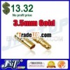F00149-100 100 Pairs Thick Gold Plated 3.5mm Bullet Connector ( banana plug ) For ESC battery