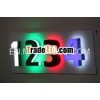 Advertising led acrylic numbering letters
