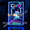 High quality new fresh sparkle led ice cream signs