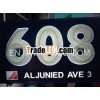 Electronic advertising led acrylic letters