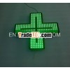 black acrylic indoor waterproof pharmacy led cross sign for people