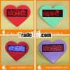 2013 LLD best quality Energy-saving badge with programmable scrolling