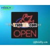 hidly seafood certificate led open light sign picture for attracting