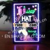 Latest Technology white Illuminated led writing board