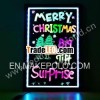 2014 New fresh handwriting electronic led handwriting electronic led outdoor cafe lights